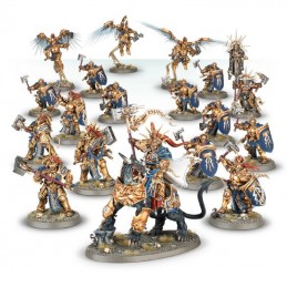 Warhammer Age of Sigmar - Vindictors Éternels de l'Orage + Set de Peinture  - 2 figurines et 6 pots de 12 ml