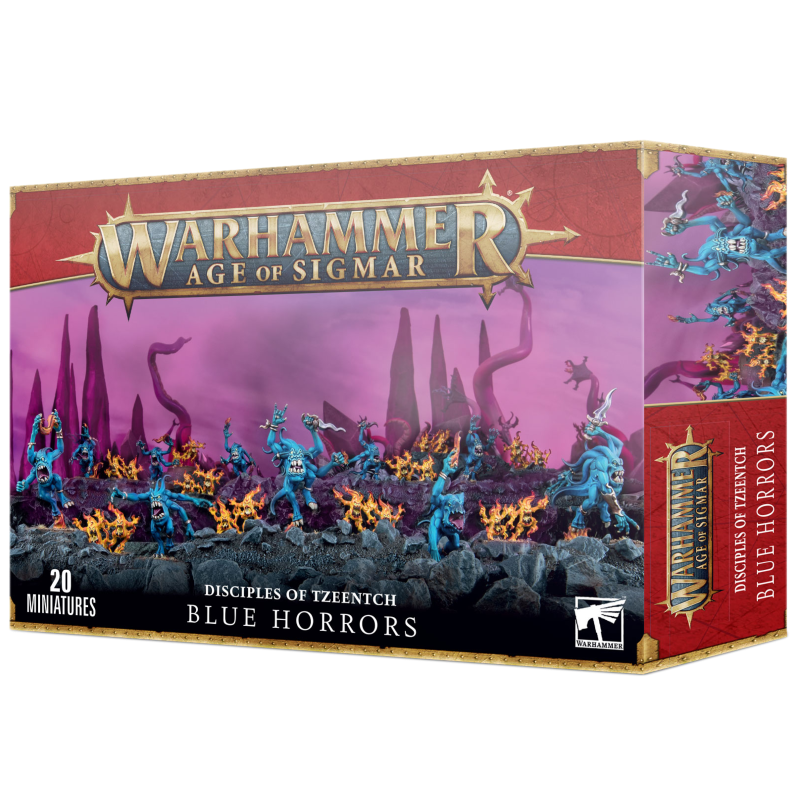 Boite DAEMONS OF TZEENTCH BLUE HORRORS ET BRIMSTONE HORRORS