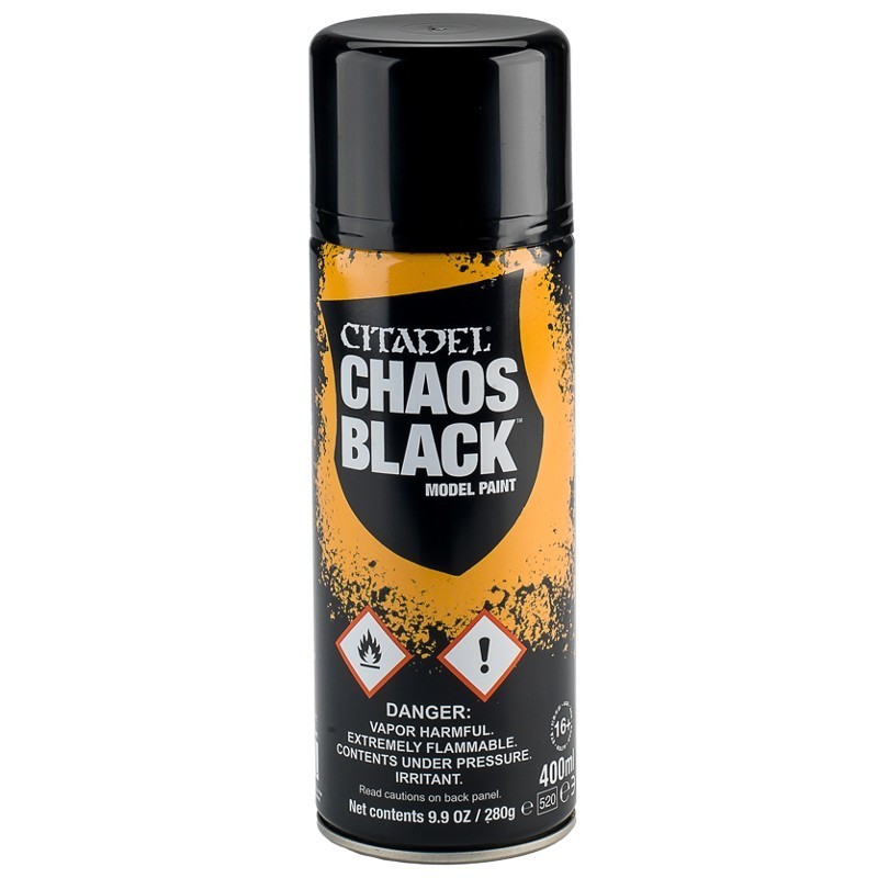 BOMBE CHAOS BLACK 400ml