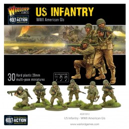 Figurines et boite US Infantry