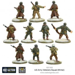 Figurines de dos US Army Veterans Squad (Winter)