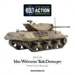 Tank M10 Wolverine tank Destroyer de dos