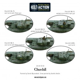 Gros plan Tank Churchill