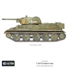 Tank moyen T34/76 de coté