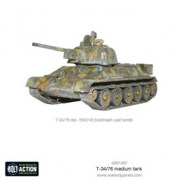 Tank moyen T34/76 de face