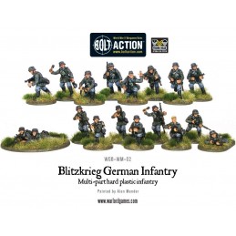 Figurines x18 Blitzkrieg! German Infantry