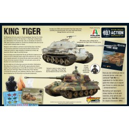 Dos de la boite Tank King Tiger