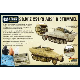 Dos de la boite Half track Sd.Kfz 251/9 Ausf D (Stummel)