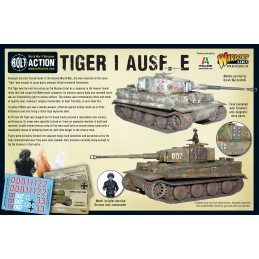 Dos de la boite Tank lourd Tiger I