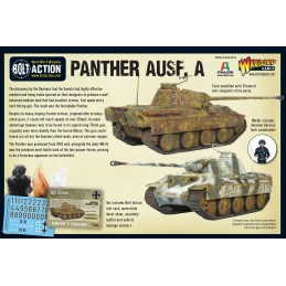 Dos de la boite Tank Panther Ausf A