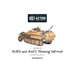 Half track Sd.Kfz 251/1 Ausf C Hanomag de dos