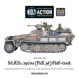 Half-Track Sd.Kfz 251/10 Pak 36 de coté
