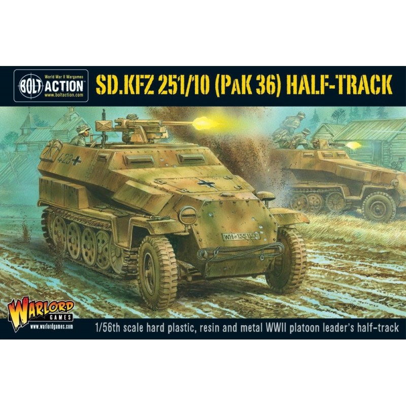 Boite Half-Track Sd.Kfz 251/10 Pak 36