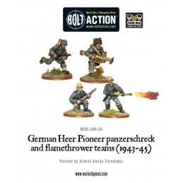 German Heer Pioneer, Panzerschrek/Flame de face