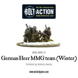 German Heer MMG team (hiver) de 3/4