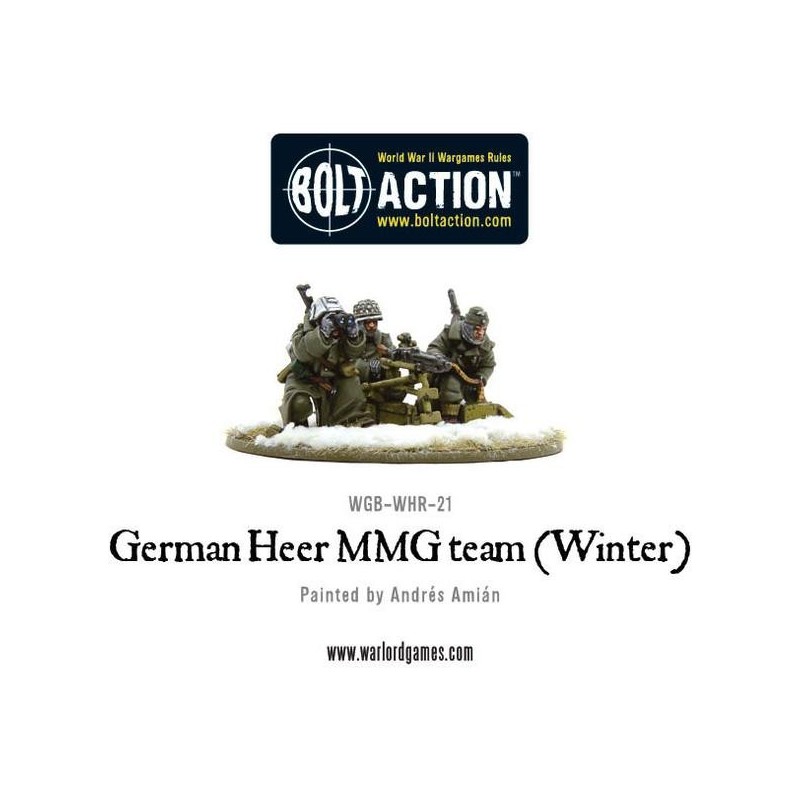 German Heer MMG team (hiver) de 3/4