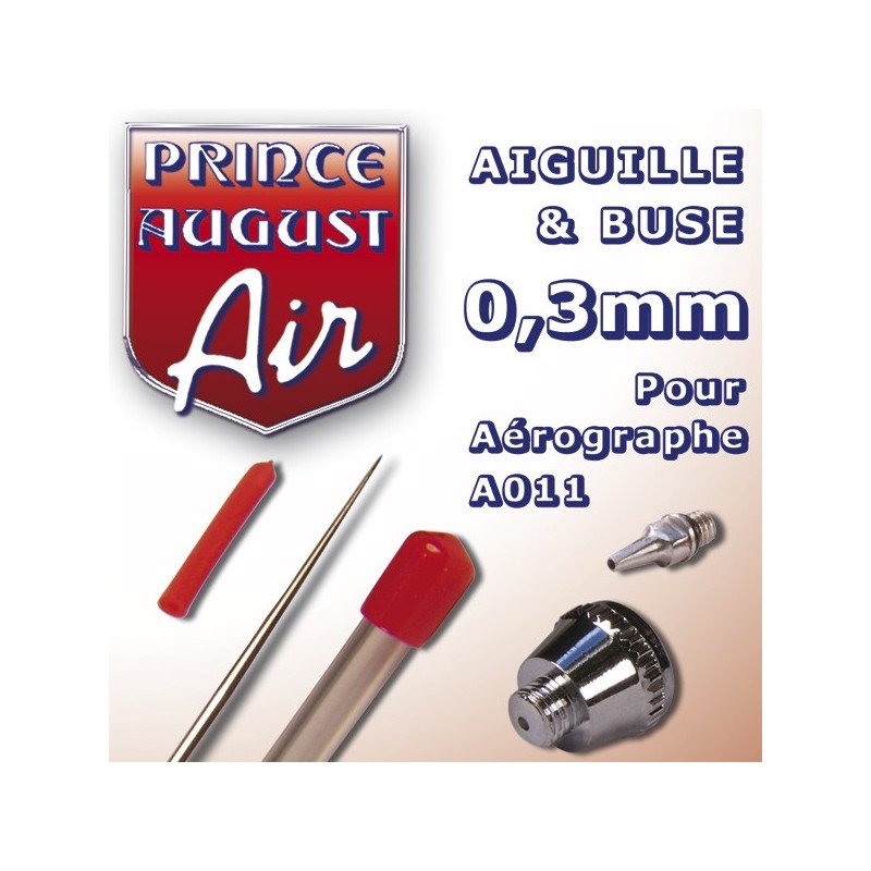 Aiguille & Buse 0,3 pour aérographe A011