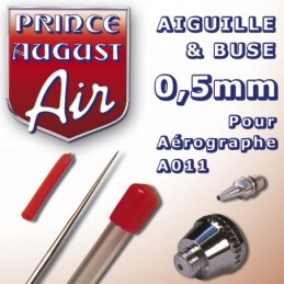 Aiguille & Buse 0,5 pour aérographe A011