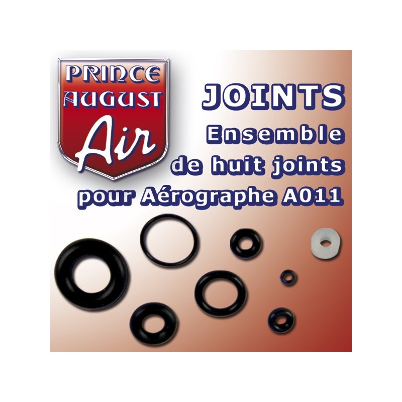 Ensemble de huit joints pour aérographe A011