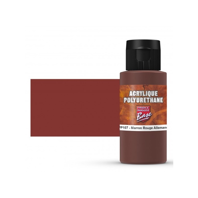 Pot et rendu Acrylique polyurethane Marron Rouge All RAL 8012