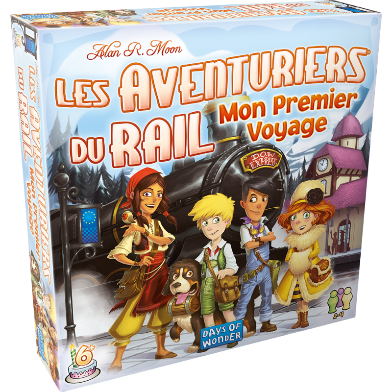 Boite Les Aventuriers du Rail Europe: Mon Premier Voyage