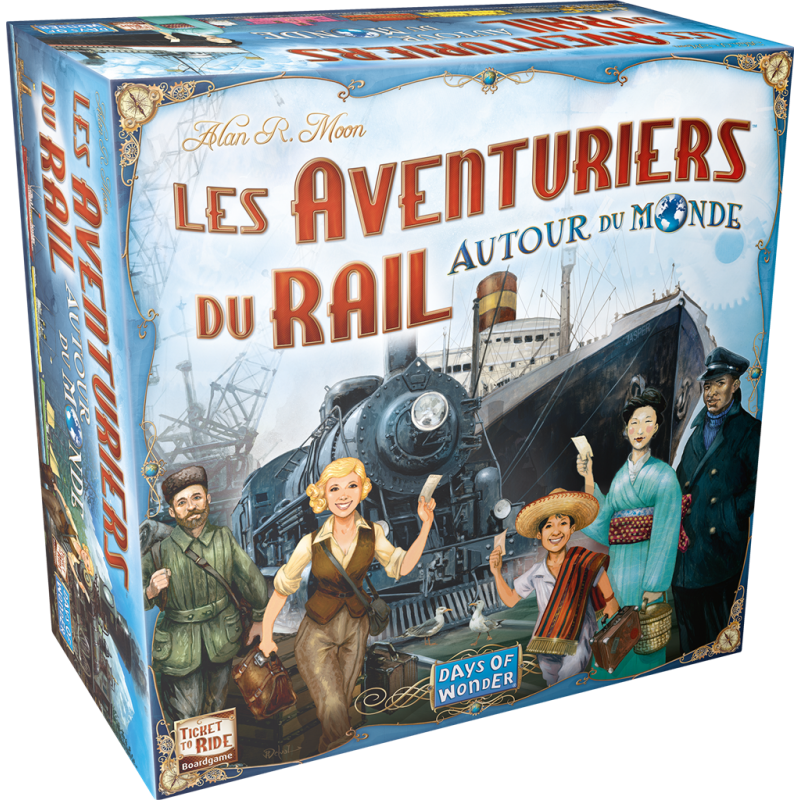 Boite Les Aventuriers du Rail: Autour du Monde